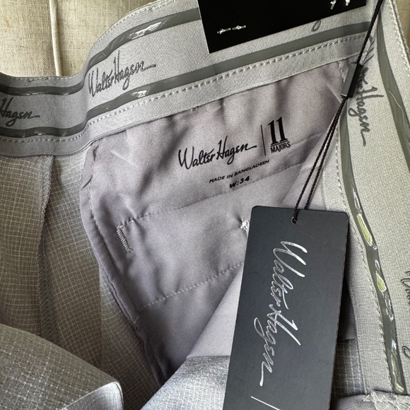 Walter Hagen Mid Grey Golf Shorts | Size 34 | NWT - Picture 5 of 8